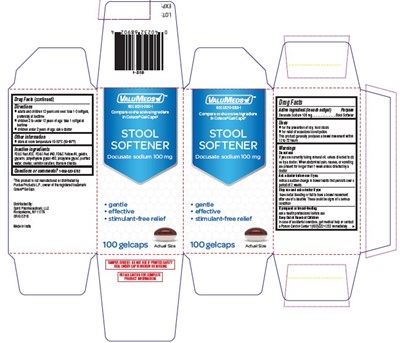 Docusate 100 mg 100 Ct